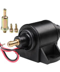 12V Electric Fuel Pump For Cars, Trucks, Boats And Generators, Delivers 2 To 3.5 PSI And 28 GPH Flow, Three Eighth Inch Inlet