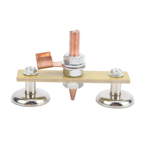 Welding Magnet Head With Iron Ground Tool And 4mm Insulation for metal fabrication auto repair DIY projects, heavy duty magnetic grip.