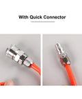 Hella Smooth Flex Eva Air Compressor Hose Featuring No Sweat Quick Connect Ends 33 Foot with durable quick connectors