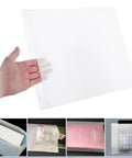 Epe Foam Wrap Sheets Cushion Wrap Packaging Material, 100 Pcs, shown being held and used to protect fragile items like books and electronics.