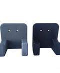 Dual Hammer Holder Wall Mount Set for Garage and Workshop, Heavy Duty Storage Rack With Two Screw Hole Brackets, Side View