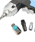 Heavy Duty Mini Air Impact Wrench 65Nm Torque 12000 Rpm With Variable Speed Control Lightweight Aluminum Body tools and accessories.