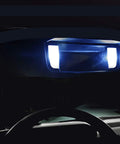 Interior LED Lighting Kit 10 Piece For Toyota Tacoma All Model Years 2005 Through 2022 lit map lights view from driver seat