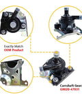 Electric Inverter Coolant Pump Water Pump With Bracket For 2004 To 2009 Toyota Prius Hybrid 1 5 Liter, detailed view of parts.