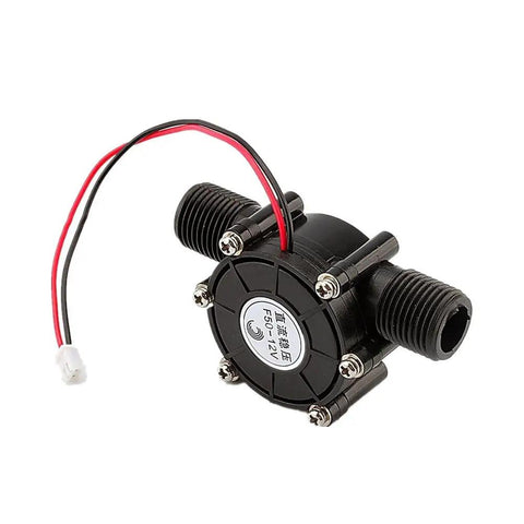 Front view of Portable Micro Hydro Water Generator For 12V DC Charging And 10W Powering Tools And LED Lights Off Grid Outdoor Power Turbine