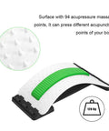 Get That Bad Back Feeling Gone With Emoly Back Stretcher Device For Upper And Lower Pain Relief Plus Lumbar Support Posture Corrector For Office Chair Slay Your Sciatica And Muscle Tension In Minutes Daily, featuring acupressure points and ergonomic design.