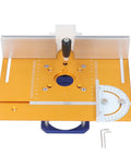 Hella Smooth Reverse Router Lift Base With Beast Mode Benchtop Clamps And No Sweat 0 To 54mm Precision Adjustments for woodworking.