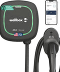 Premium Wall Mounted Level 2 Ev Charger Delivering 48 Amps For Heavy Duty Electric Whip Charging And Up To 45 Miles Range Per Hour Universal J1772 Standard Plug And Play Design Perfect For Garage Or Driveway Zap Juice Installations with app control and 25 ft cable.