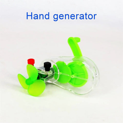 Hand generator from Hands On Electromagnet Lab Kit For Teens 12 Plus Explore Magnetic Field Strength And Distribution Around A Solenoid And Electric Bell A Fun STEM Science Experiment For Home Or Classroom.