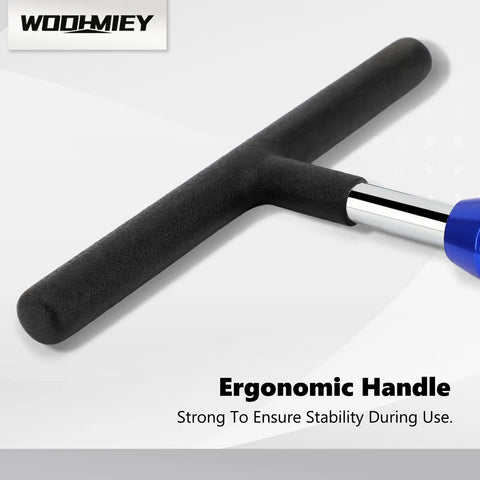 Spinner T Handle Socket Wrench Set With Two Way Adjustable Drive One Quarter To Three Eighth Inch Adapters 40Cr Steel ergonomic handle