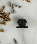 Robust 9 Tooth Single Strand Roller Chain Sprocket Made From Tough Carbon Steel For High Load Power Transmission, above screws.