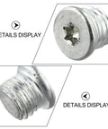 Heavy Duty Metal Transmission Grease Screws 2 Pack For HS75 HS80 HS85 HSA130R And HSA60 showing detailed views of metal screws.