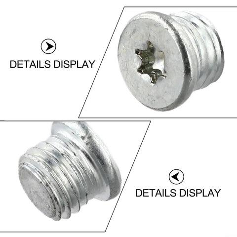 Heavy Duty Metal Transmission Grease Screws 2 Pack For HS75 HS80 HS85 HSA130R And HSA60 showing detailed views of metal screws.