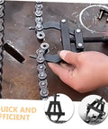 Hella Durable Motorcycle Chain Tensioner Tool Adjustable Chain Tightener For S Chain used on bike chain for quick adjustments.
