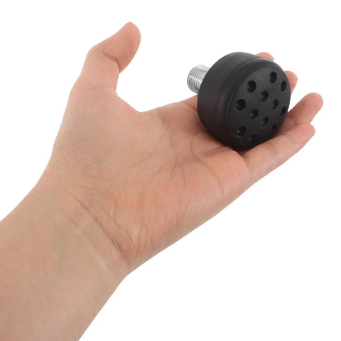 Person holding adjustable non-marking rubber pad, Toe Stops and Brake Blocks for Quad Roller Skates, ideal for outdoor skating
