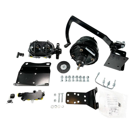 Components of 7 Inch Dual Frame Mount Pedal Power Brake Booster And Master Cylinder for Chevy Trucks 1947-1954