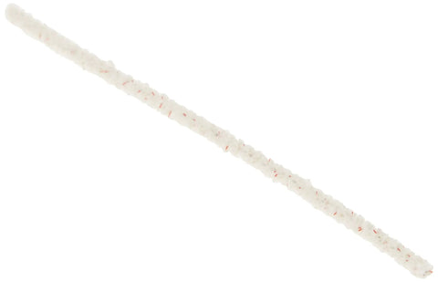 White angle view of a single cleaner from Hard Bristle Pipe Cleaners Yellow Pack Of 3 132 Count Total for cleaning hobbies