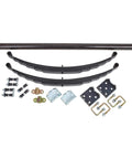 Old School Gasser Axle Spindle Brake Kit For Vintage Drag Cars, 48 Inch Axle With Quarter Inch Wall And Two Inch Tubing components