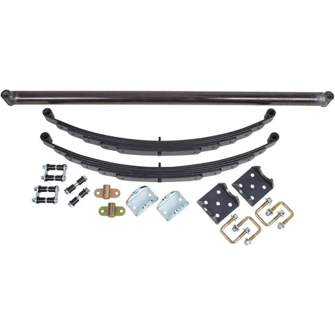 Old School Gasser Axle Spindle Brake Kit For Vintage Drag Cars, 48 Inch Axle With Quarter Inch Wall And Two Inch Tubing components