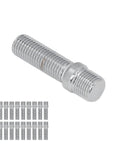 POCREATION Heat Treated Steel Wheel Stud Conversion Kit for S4 X3 X5 Garage Hacks 20 Piece Set With 32mm Shank And 50mm Length Precision Thread Design For Quick Wheel Changes, single stud and 20-piece set