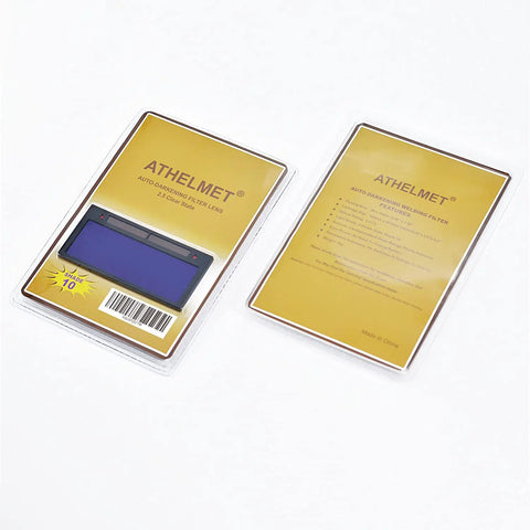 Auto Darkening Welding Lens For 2x4 25 Inch Hoods With Fixed Shade 10 True Color Technology Battery Free Fast Response