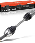 CV Axle Shaft Assembly For Mazda 3 Front Left Driver Side 2005 To 2013 2006 To 2010 2012 To 2015 2.0L 2.3L 2.5L Manual Transaxle Replacement Part GG2625600H GG2825600D displayed with packaging