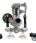 Hypro GS40GI pressure regulator/control unit with metal body, gauge, and dual lever shutoffs
