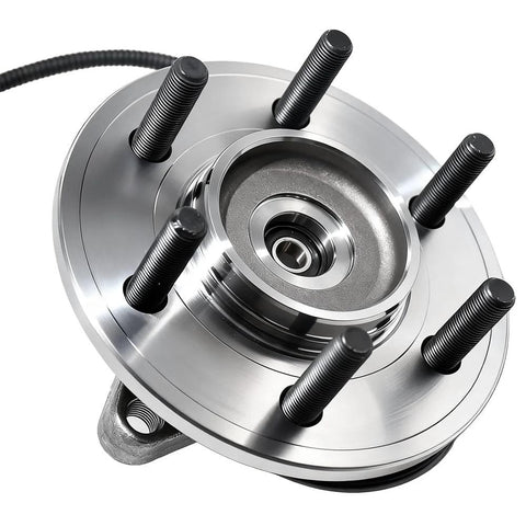 Beefed Up Front Wheel Bearing And Hub Assembly With ABS For 2015 2016 2017 Ford F150 6 Lug 4WD 4x4 Heavy Duty Low Runout OE