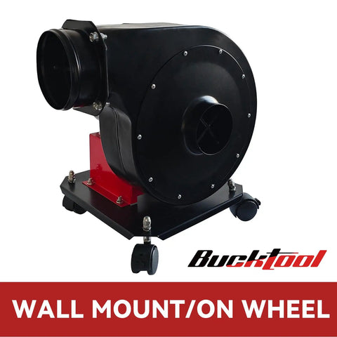 Built Like A Tank Wall Mount Dust Collector For Woodworking Pros With Kicking 660 Cfm Airflow And Dependable 1.2Hp Tefc Motor Running Quiet To Keep The Shop Spotless With Pure No Sweat Performance, shown in compact design.