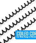 Coiled cord for Adjustable ESD Wrist Strap With Grounding Cord For PC Building And Electronics Repair Anti Static Wrist Band.
