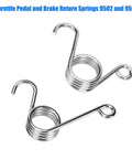 Metal throttle and brake return springs for Go Kart Throttle Cable Kit 71 Inch Replacement for Predator 212cc GX160 GX200 196cc Engines
