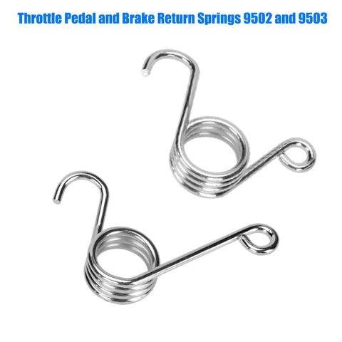 Metal throttle and brake return springs for Go Kart Throttle Cable Kit 71 Inch Replacement for Predator 212cc GX160 GX200 196cc Engines