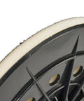 Close-up of 9 Inch 10 Hole Drywall Sanding Pad Quick Swap Hook And Loop Backing Plate compatible with dustless orbital sanders.