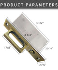 Recessed Finger Flush Pulls With Edge Pull Antique Brass 6 Inch Pop Up Pull dimensions displayed on diagram
