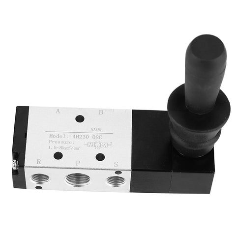 Manual Pneumatic Valve Hand Lever Control For 5 Port 3 Position Air Circuit Hand Lever Operated Solenoid Valve