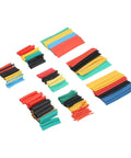 Cool 164 Pc Heat Shrink Tubing Kit With 2 To 1 Ratio Polyolefin Wire Cable Sleeve For Electricians Featuring Eight Sizes From One Mm To Fourteen Mm And High Tensile Strength For Serious DIY Wrangling And Long Lasting Insulation On All Your Wiring, assorted colors