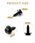 Thirty Pack Hex Head Tapping Screws Oem 9015960498 Exterior Panel Fasteners For Toyota Rav4 Camry Highlander Lexus Es350 Gs350 showing various sizes and dimensions.