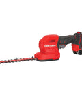 V20 4 Inch Cordless Handheld Grass Trimmer And 8 Inch Mini Hedge Trimmer Kit With Battery And Charger Included, side view