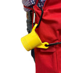 Keep Your Reach Tools Right At Hand With This Durable Wearable Holster Snaps Quickly Onto Belt Loops, featuring yellow ABS mount.