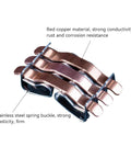 Universal Compact Wire Connector One Input Five Or Ten Outputs Quick Push Terminals For Fast Tool Free Splitter Wiring In Homes And Commercial Projects With Tin Plated Copper Contacts And Flame Retardant Housing, copper spring clip close-up