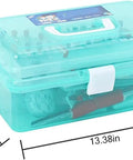 Hands On Educational Electromagnet Kit For Physics Labs And Complete Circuit Box with transparent plastic case and detailed dimensions