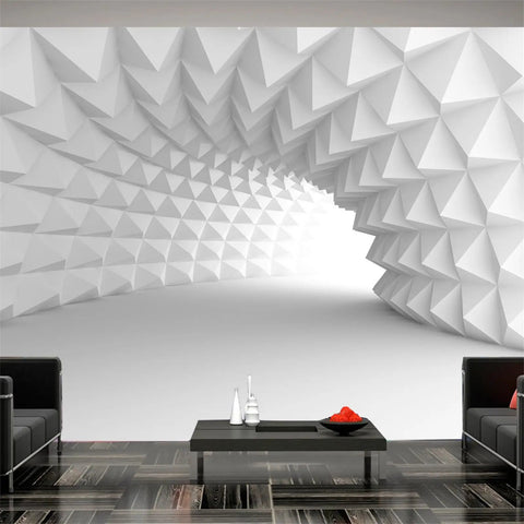 Dope 3D Abstract Arch Tunnel Wall Murals Peel And Stick Large Poster Set For Bedroom And Office Decor Self Adhering Wallpaper
