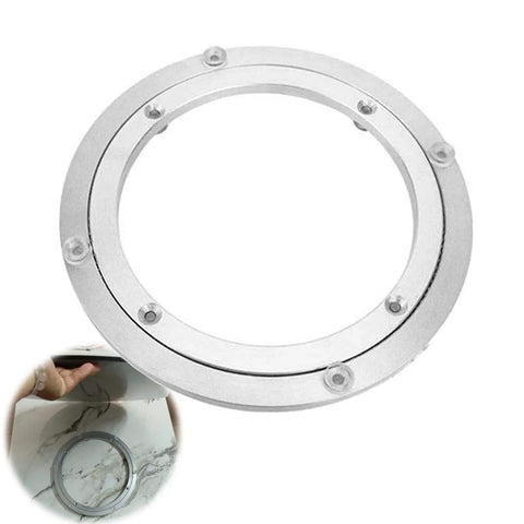 Heavy Duty 360 Degree Round Table Swivel Base Aluminum Alloy Turntable Bearing for Glass Granite or Wood Dining Tables