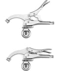 9 Inch Drill Press Locking Clamp Set, Heavy Duty Fix Clamp With Super Tight Grip, Titanium Plated 1045 Steel, 2 Pack