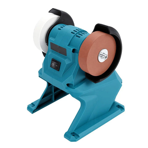 Daconovo 3 Inch Cordless Mini Bench Grinder With Dual 5500Rpm Wheels, compact electric tool sharpener with dual grinding wheels.
