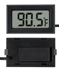 Six Pack Digital Thermometer Set With 1M Waterproof NTC Probe showing 90.5°F, for Car, Greenhouse, Aquarium, Fridge, and Indoor Use