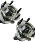 Heavy Duty Rear Wheel Hub And Bearing Assembly Pair For 2001 To 2007 Chrysler Grand Caravan Town And Country With Abs Brake Compatible, close-up view.