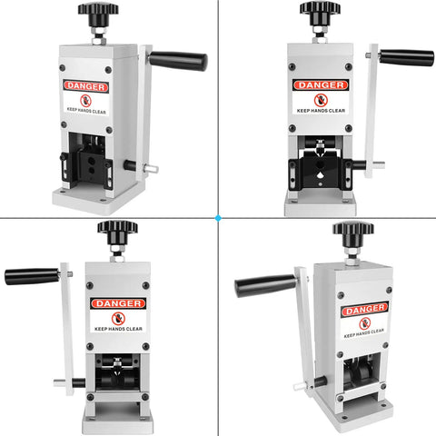Heavy Duty Wire Stripping Machine for Scrap Copper Wiring, 1.5 to 25 mm Cable Range, Manual Crank and Electric Dual Use