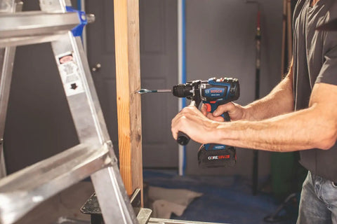 Using PROFACTOR 18V Connected Ready Half Inch Hammer Drill and Driver Bare Tool Built to Crush Tough Jobs With Onboard UI