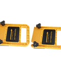 6 Inch Adjustable Feather Board And Tough As Nails ABS Push Block, yellow safety tool for table saw and router uses.